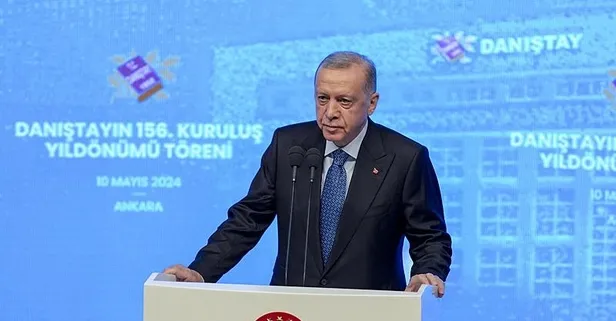 Başkan Erdoğan'dan İdari Yargı Günü ve Danıştay'ın 156. Kuruluş Yıl Dönümü Töreni'nde önemli açıklamalar