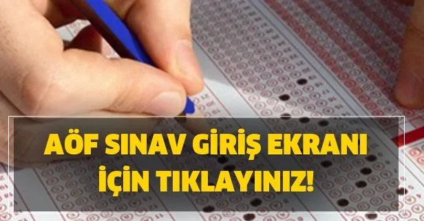 Tc Ile Aof Sinav Girisi Yapma Aof Sinav Girisi Nasil Yapilir 2020 Aof Sinav Giris Ekrani Takvim