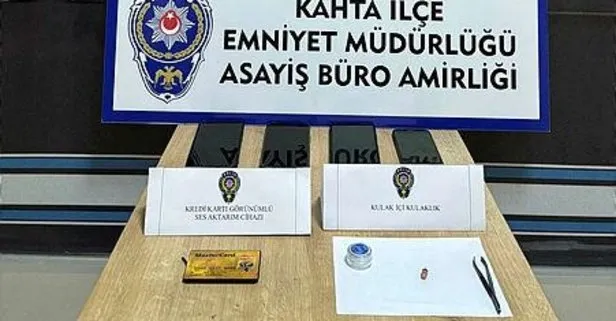 Adıyaman’da ehliyet sınavında yapay zeka düzeneği ile kopya çekmeye çalışan 3 şüpheli gözaltına alındı