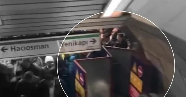 Metroda toplu ulaşım çilesi: Mecidiyeköy’de yürüyen merdiven arızası nedeniyle yoğunluk oluştu