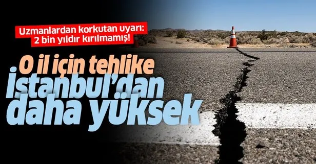 Korkutan deprem açıklaması: O il için tehlike İstanbul’dan daha yüksek…