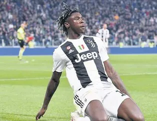 Moise Kean ile sıcak temas