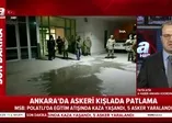 Son dakika... Ankara'da askeri kışlada patlama