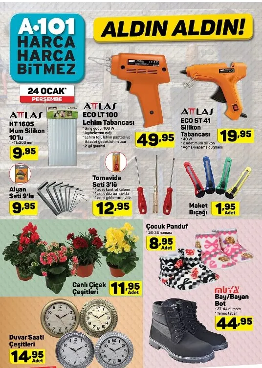 A101'de bu hafta! 24 Ocak Perşembe aktüel ürünler satışta! Katalogda hangi ürünler var?-4