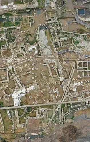 İstanbul'un göbeğinde 2500 yıllık tarih! Çalışmalar aralıksız sürüyor! Havadan görüntülendi...