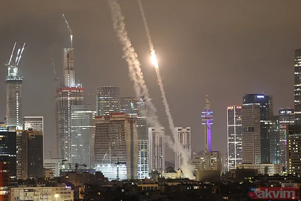 İsrail kentleri alev alev! Balistik ve hipersonikler Demir Kubbe'yi kevgir etti... Füze yağmuru Mersin'den bile görüntülendi - 23