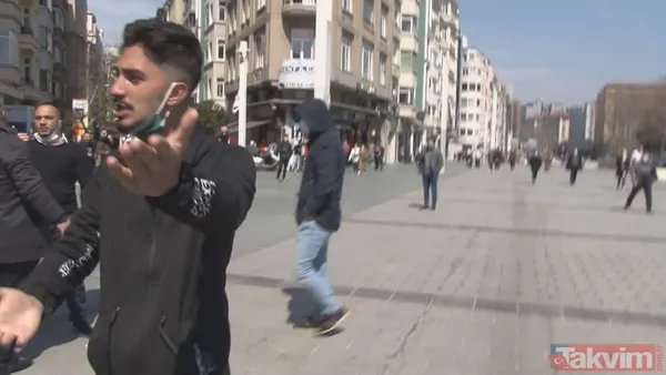 Taksim Meydanı'nda gazeteciye saldırı! O anlar kamerada - 4