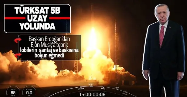 TÜRKSAT 5B uzay yolunda: Göreve başlamak için yola çıktı! Başkan Erdoğan’dan paylaşım: 35 yıl boyunca...