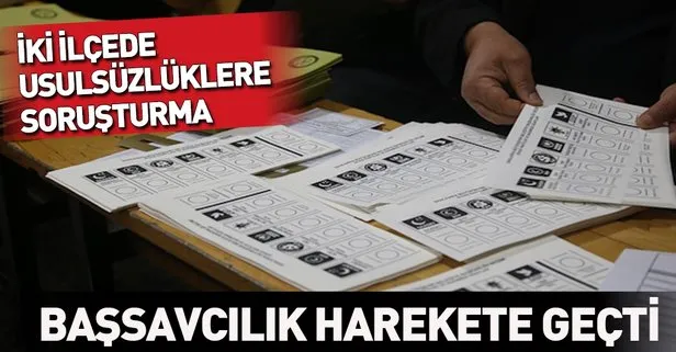 Kartal ve Kadıköy'de sandık sayımında usulsüzlüğe soruşturma