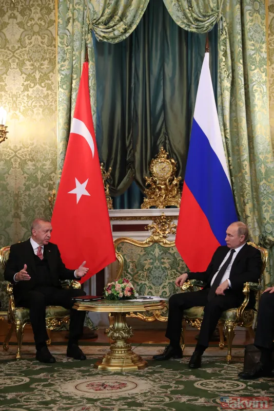 Başkan Erdoğan Moskova’da! Putin ile bir araya geldi - 14