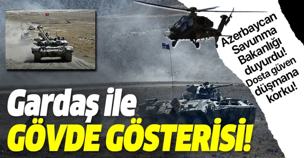 Türkiye ve Azerbaycan'dan gövde gösterisi!