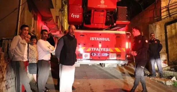 İstanbul’da hareketli anlar... Binada yaşayanlar büyük korku yaşadı