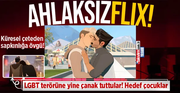 Netflix'in son LGBT skandalı: Nimona! Sapkınların hedefi çocuklar! +18 uyarısı var ama çocuk kategorisinde! Küresel çeteden de tam destek