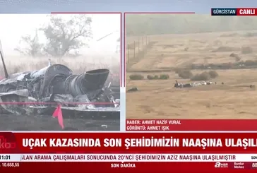 C130 kargo uçağımız Gürcistan'da düştü! Son şehidin naaşına da ulaşıldı