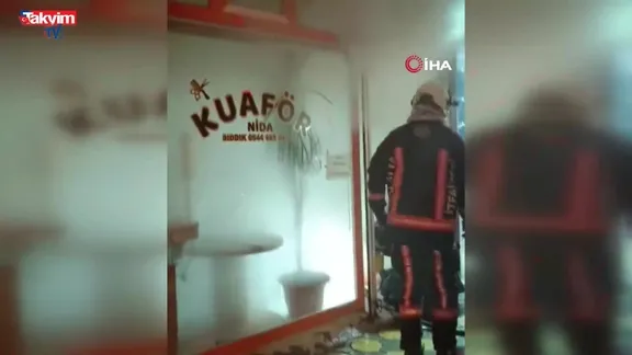 Malatya'da korkutan iş yeri yangını