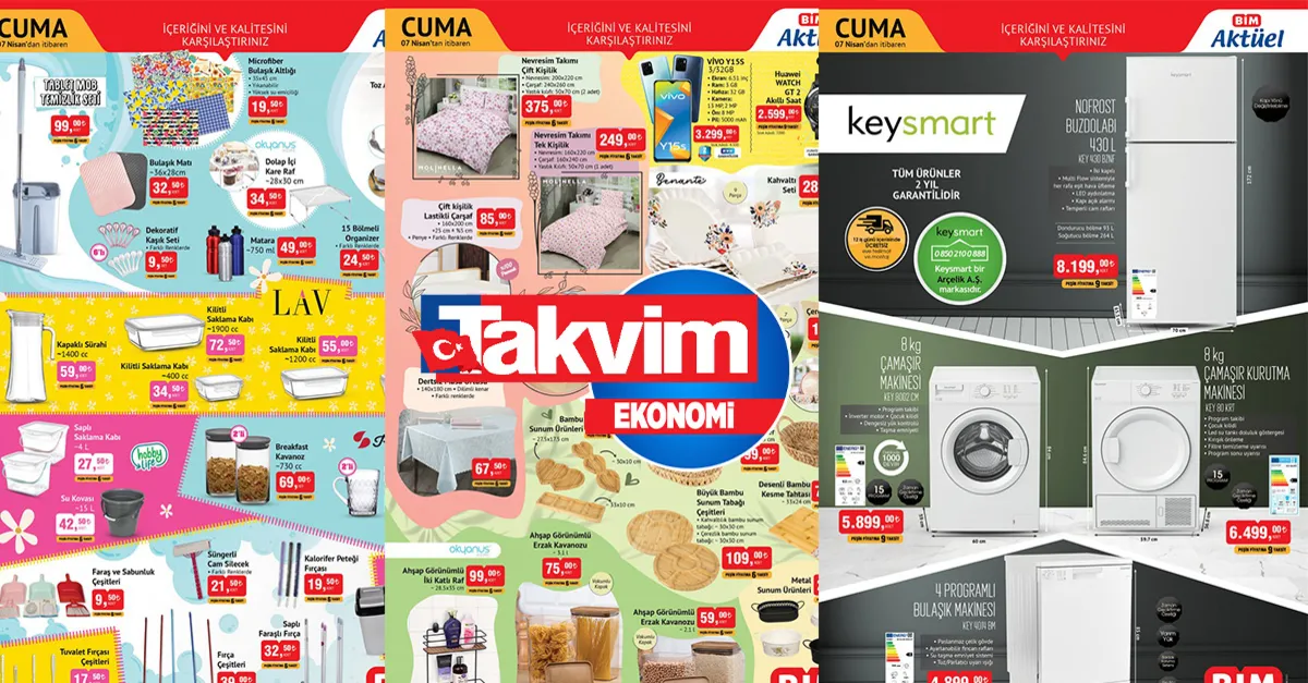 Perşembe geliyor BİM indirimleri patlattı! Bu hafta ÇEYİZ PAKETİ var! 7 Nisan’dan itibaren geçerli! Çay + tost + kahve makinesi, blender seti...