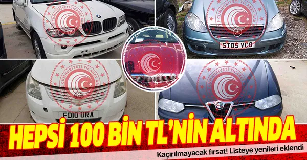 Kaçırılmayacak fırsat! Bakanlıktan satılık araba! Listeye yenileri eklendi! Hepsi 100 bin liranın altında-1