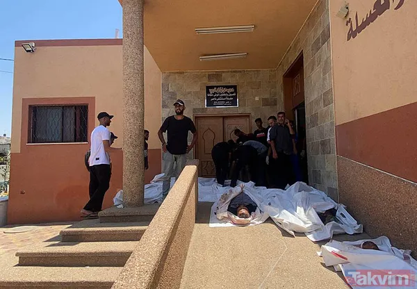 Soykırımcı İsrail alçak saldırısı sonrası El Mevasi'deki yıkım böyle görüntülendi! İşte kare kare vahşet - 43