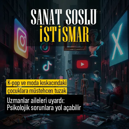 Çocuklara sanat maskesiyle müstehcen tuzak