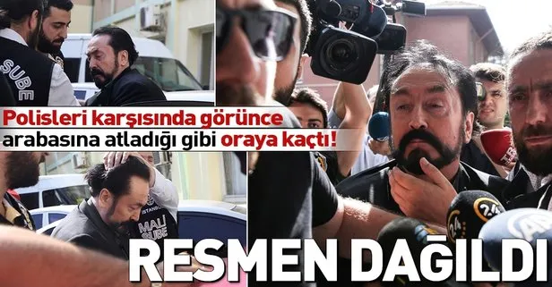 Adnan Oktar kaçmaya çalışırken yakalandı