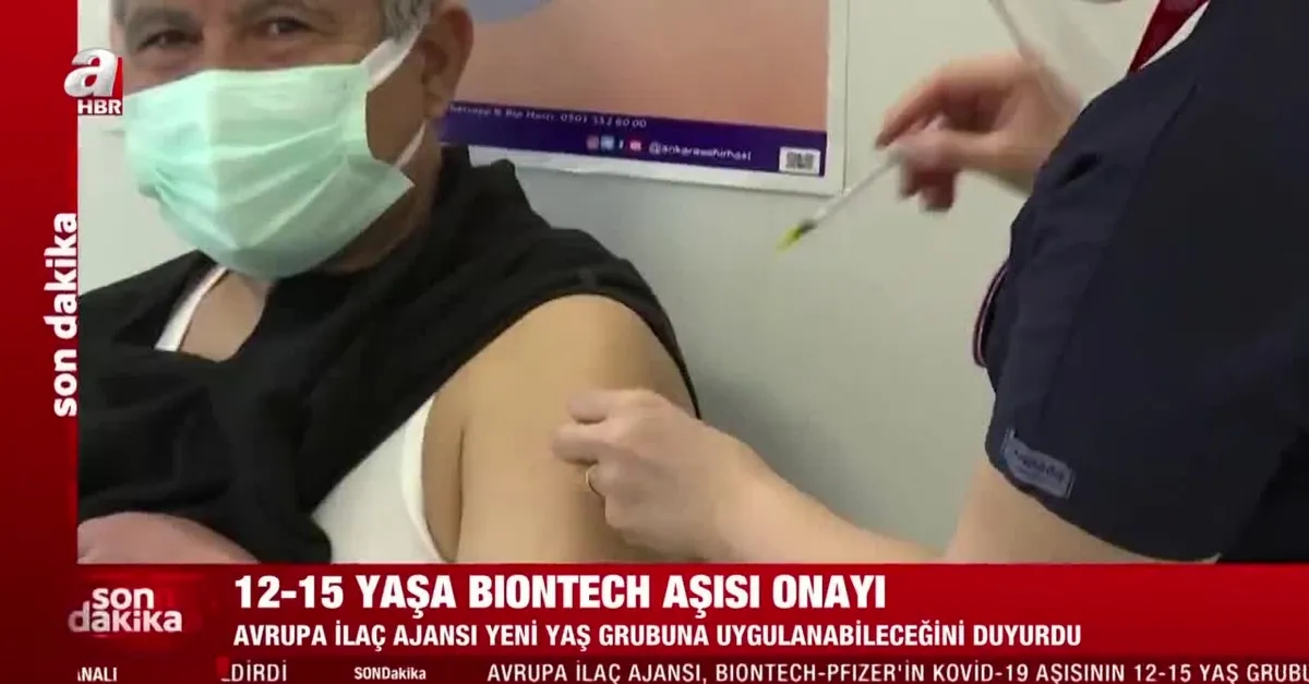 SON DAKİKA: 12-15 yaşa Biontech aşısı onayı