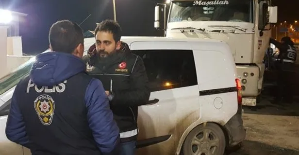 Son dakika: Erzurum’da TIR’ın dorsesinden 217,5 kilo eroin çıktı