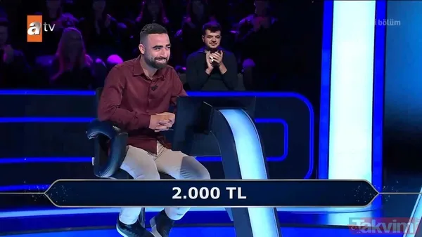 Kenan İmirzalıoğlu'nun sunduğu Kim Milyoner Olmak İster'de geceye damga vuran yarışmacı! Soruyu bilemeyince çekip gitti - 28