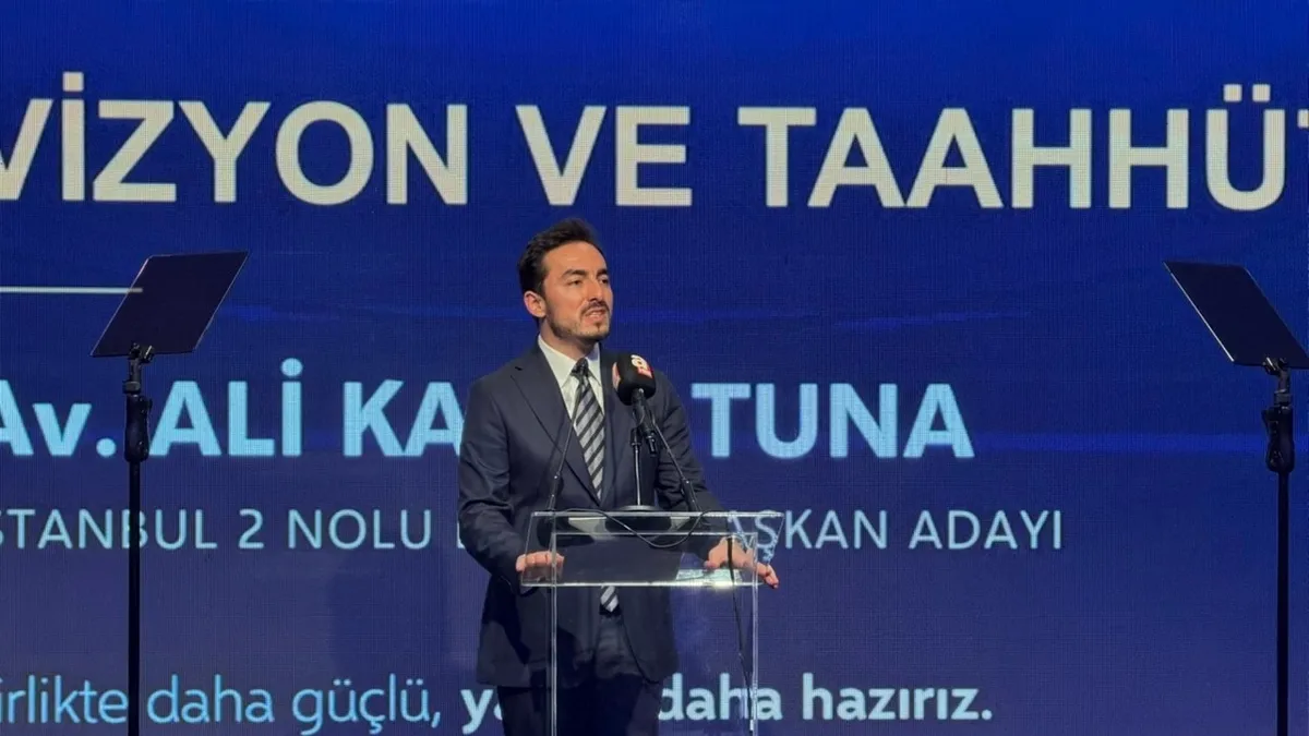 İstanbul 2 Nolu Barosu'nda başkanlık yarışı! Ali Kasım Tuna adaylığını açıkladı projelerini anlattı