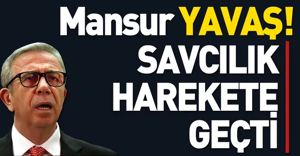 Mansur Yavaş'a "görevi kötüye kullanma"dan iddianame