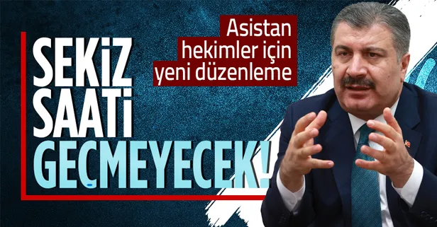 Son dakika: Sağlık Bakanı Fahrettin Koca'dan asistan hekimlerin nöbet sayılarıyla ilgili açıklama