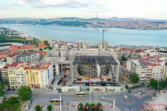 Atatürk Kültür Merkezi'nin kaba inşaatı tamamlandı! İşte ilk görüntüler