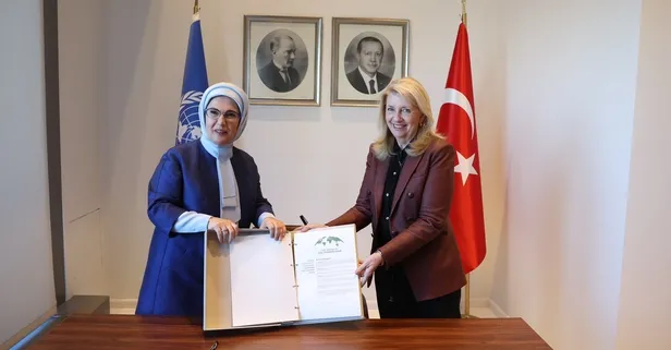 Emine Erdoğan, UNICEF İcra Direktörü Russell ile görüştü!