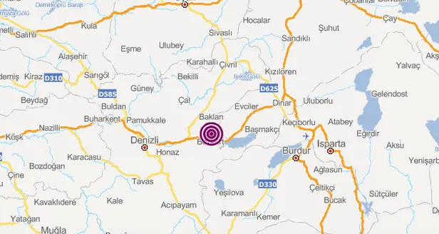 Denizli Bozkurt'ta deprem! İşte Kandilli Rasathanesi son depremler...-1