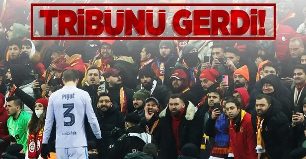 Gerard Pique’ye büyük tepki! Galatasaray tribünleri çıldırdı