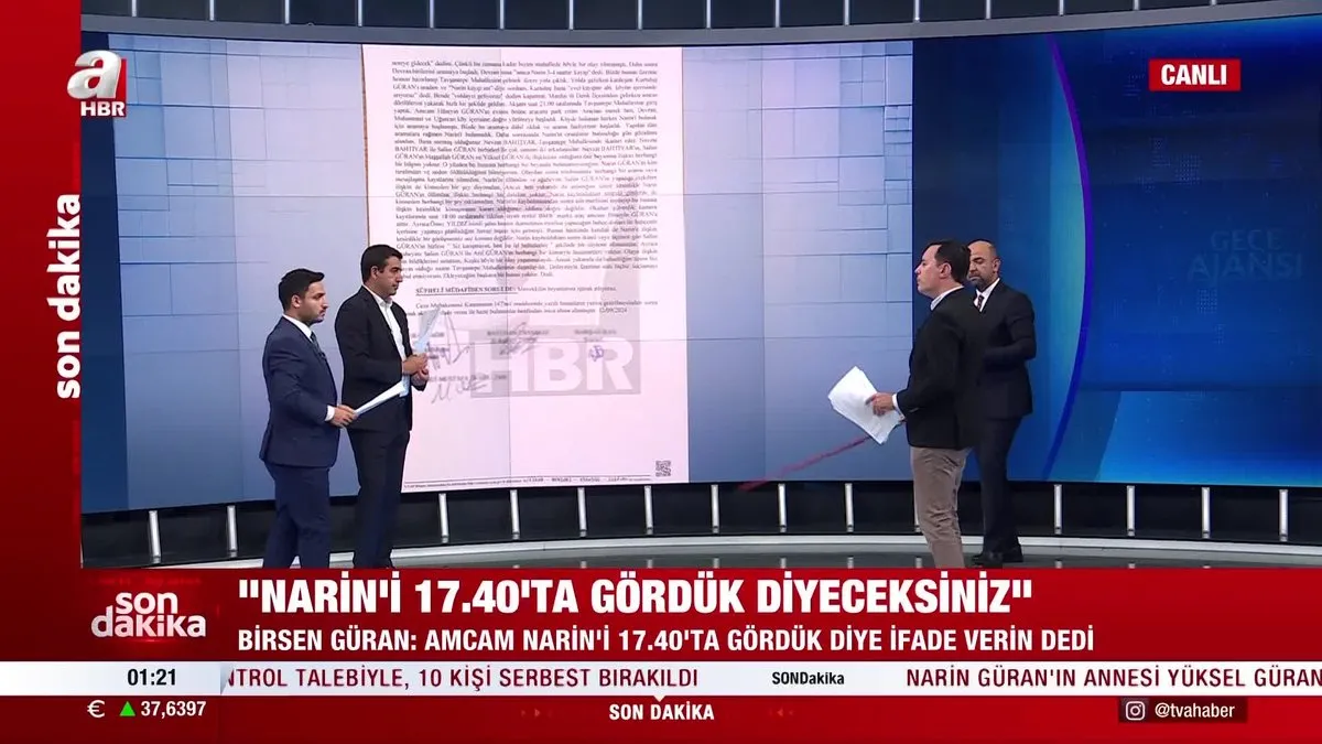 Narin Cinayeti: Barış Güran'ın ifadesi!