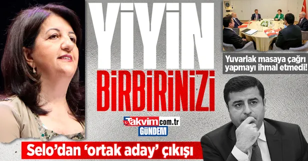 Pervin Buldan'ın 'ayrı aday' restine Selahattin Demirtaş'tan 'ortak aday' çıkışı