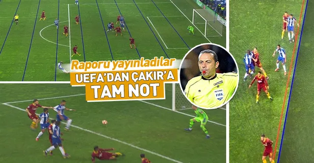 UEFA'dan Cüneyt Çakır'a tam not