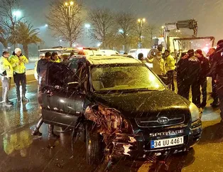 Alkollü sürücü park halindeki araçlara çarptı: 2 yaralı