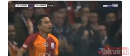 Galatasaray - Trabzonspor maçında Nagatomo’dan  hakem Ümit Öztürk’e şok eden küfür!