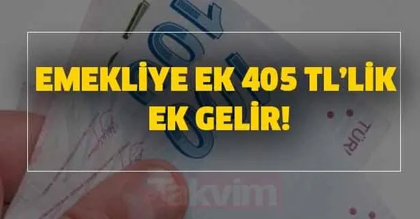 2 cocuklu emeklilere 405 tl daha fazla