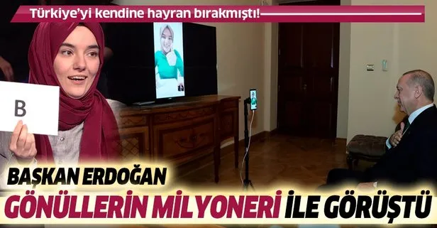 Son dakika: Başkan Erdoğan, Ümmü Gülsün Genç ile görüştü