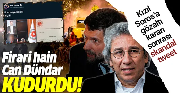Savcılığın 'Kızıl Soros' kararı sonrası firari hain Can Dündar kudurdu! Açık açık hedef gösterdi