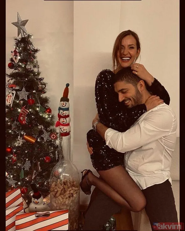 İrem Helvacıoğlu körkütük aşık! Yılbaşı akşamı bombayı paylatan İrem’in romantik pozuna bakın! Göz göze paylaşımı çok konuşuldu - 6