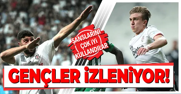 Beşiktaş’ın genç yıldızlarını devler adım adım izliyor
