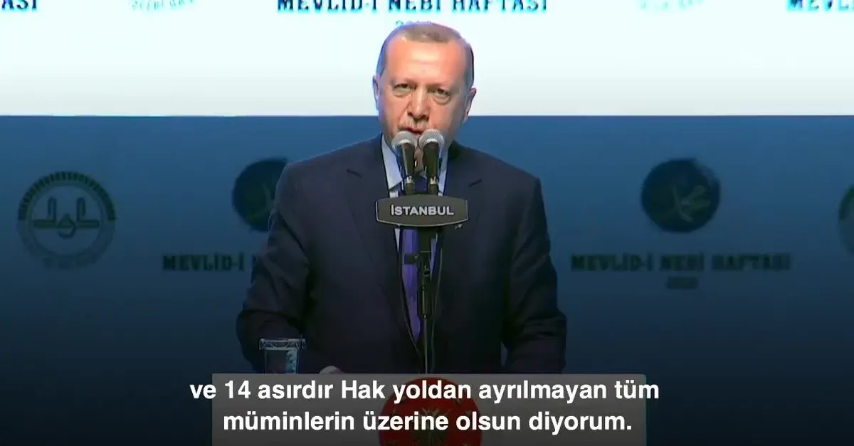 Başkan Erdoğan'dan Mevlid Kandili mesajı