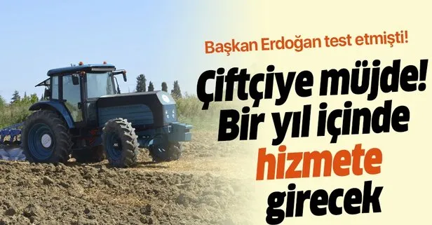 Türkiye’nin ilk yerli ve milli elektrikli traktörü tarlada! Bir yıl içinde çiftçinin hizmetine girecek