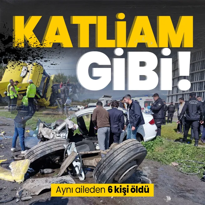 Hatayda katliam gibi kaza: Aynı aileden 6 kişi öldü