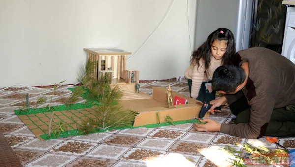 Kızı için kardan Anıtkabir yapan Mehmet Şerif Karahan bu kez ahşap kullanarak Anıtkabir yaptı - 3