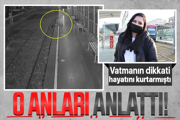Samsun'da bayılarak tramvay raylarına düşmüştü! O anları anlattı!-1