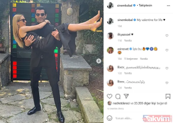 Sinem Kobal eşi Kenan İmirzalıoğlu ile çok özel anlarını 'ömür boyu' diyerek paylaştı! 14 Şubat Sevgililer Günü'nde ünlüler... - 3